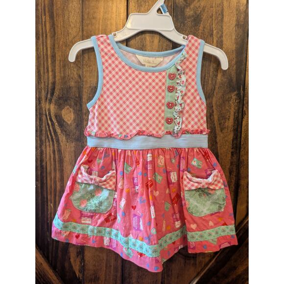 MATILDA JANE toddler girls Sz 2 Brilliant daydream Love Letters Tunic EUC - Picture 3 of 8